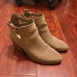 Beige Booties